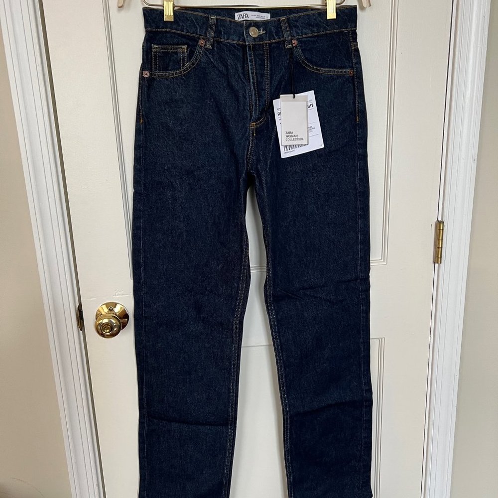 ZARA Regular Straight Denim Jeans